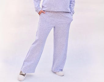 Patron de couture PDF pour pantalons larges pour femme Patron de pantalons de survêtement Esy Idée de projet de pantalons de détente pour débutants
