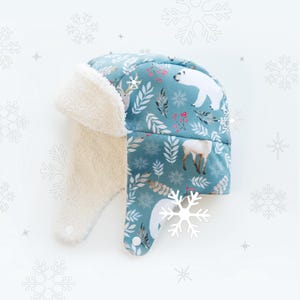 Sewing patterns and tutorials - Trapper Hat PDF pattern – Baby, Kids, Adult Winter Hat Pattern –  Aviator Hat Printable Pattern for Beginner