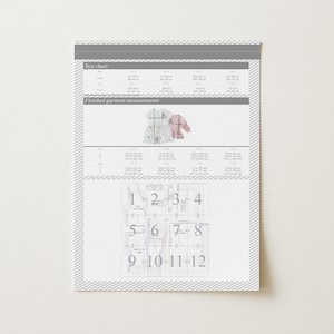 Easy Girl Dress Sewing Pattern for Kids Ruffle Top Pattern Toddler Knit Fabric Casual Clothing Idea Little Girls Dresses Photo Tutorial image 10