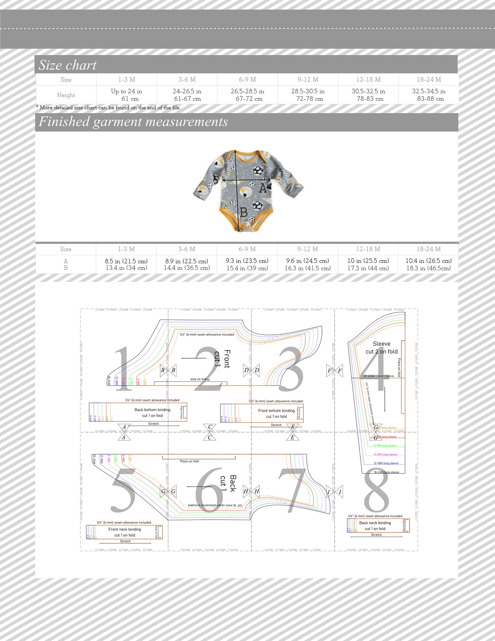 Baby Bodysuit Pattern Pdf Baby Pattern - Etsy