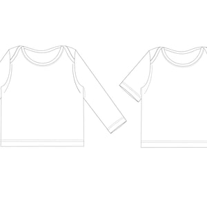 Baby Shower Gift,  Baby Clothes Pattern to Sew Easy