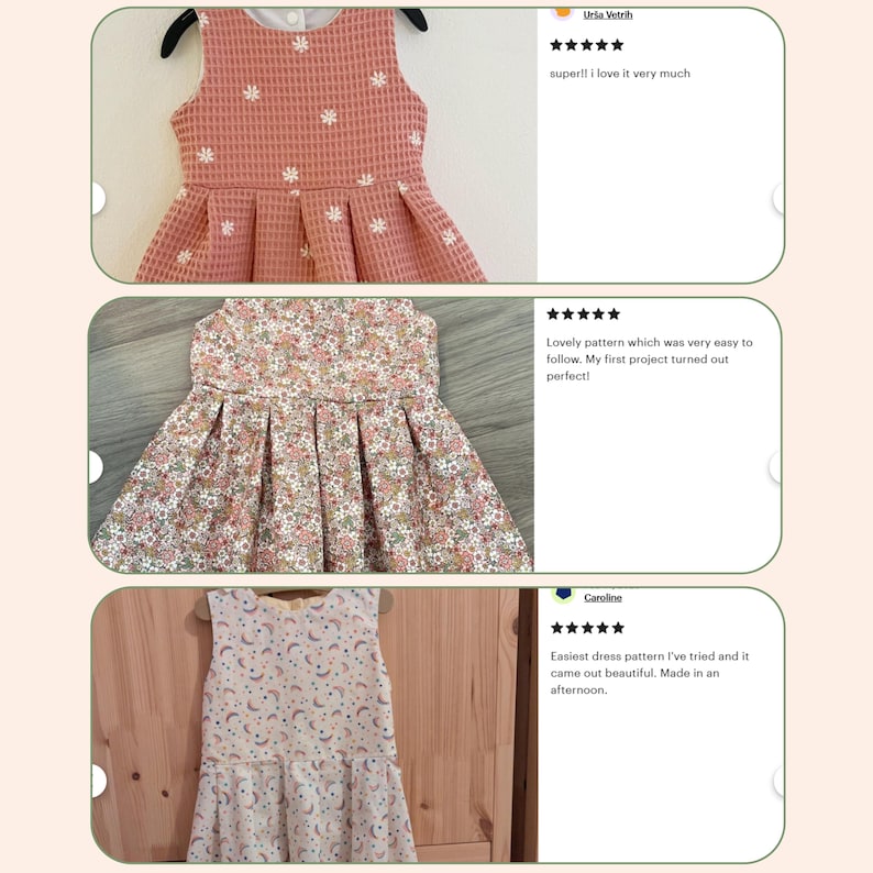 Girls Party Dress Sewing Pattern PDF Baby Sleeveless Dress Toddler Summer Clothes Linen Outfit Idea Flower Girl Beginner Design Learn Sew image 13