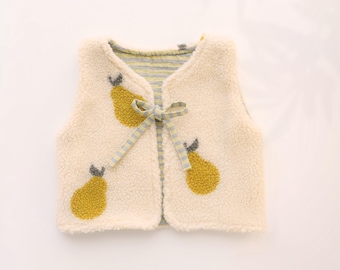 Reversible Vest Sewing Pattern for Kids, Baby and Toddler – Easy Printable Project for Beginners