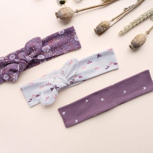 Learn to Sew Headband PDF Sewing Pattern – Baby, Toddler, Kids & Adult Sizes – Easy Knit Fabric Hairband Tutorial – Beginner Friendly