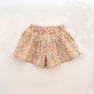 Girls Wide Leg Shorts Sewing Pattern PDF – Baby, Toddler & Kids Clothes – Easy DIY Summer Outfit – Beginner Friendly Sewing Tutorial