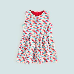 Baby Dress Sewing Pattern Easy Beginner Knit or Woven Dress Printable Project for Linen