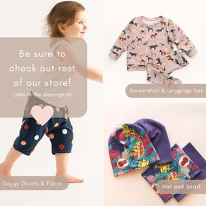Overalls Sewing Pattern for Kids & Baby Clothes Patterns Bundle Toddler Jumpsuit Learn to Sew Ideas Dungarees Pattern Gender Neutral Gift image 17