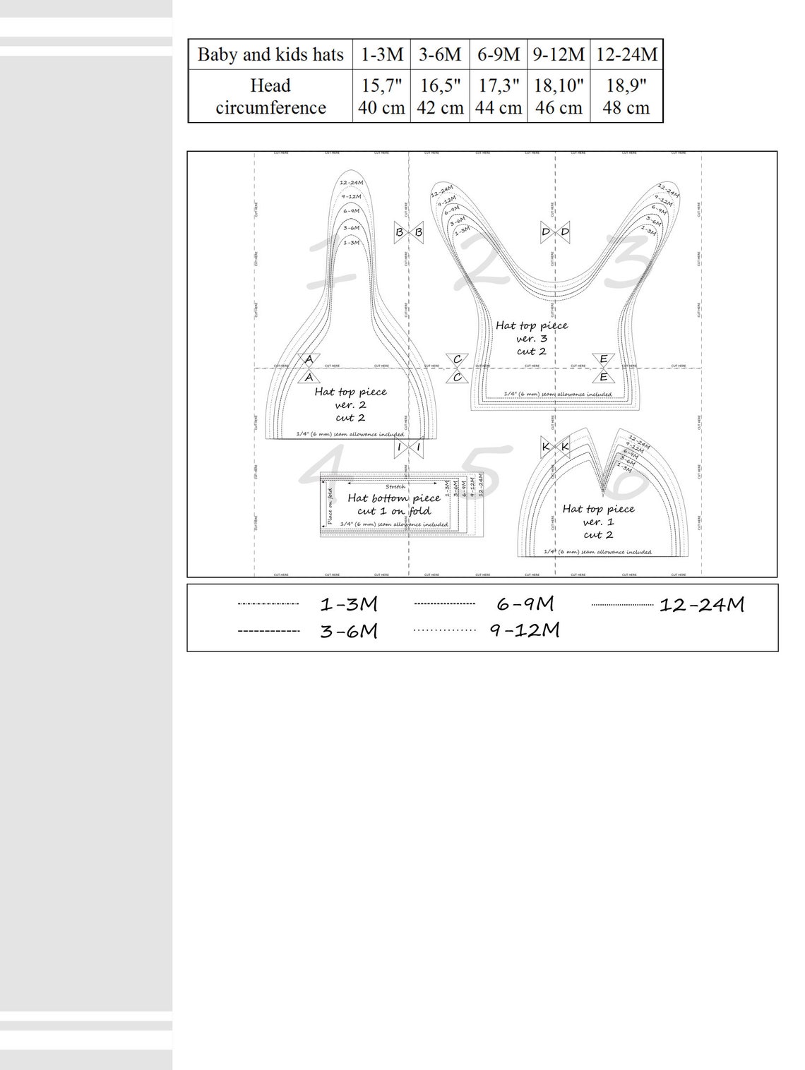 Gallery Photo Baby Hat Sewing Pattern Baby Sewing Patterns Baby Hat Gallery Photo Baby Hat Sewing Pattern Baby Sewing Patterns Baby Hat
