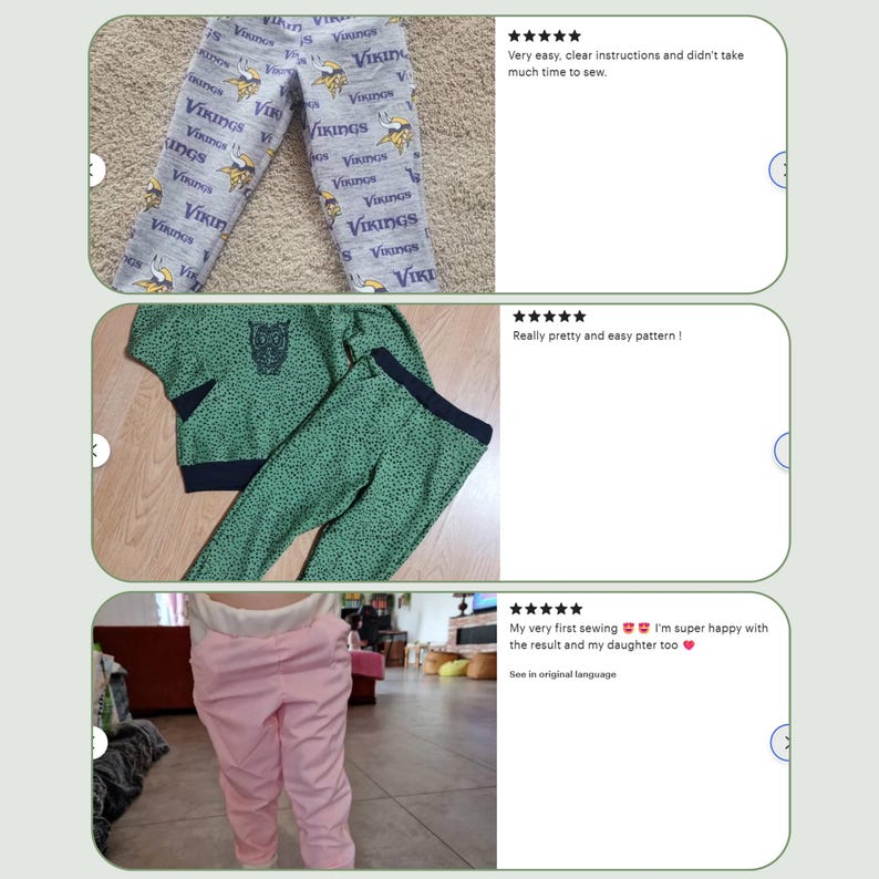Boys Sweatpants Pattern PDF Joggers Sewing Project for Beginners Easy Toddler Track Pants Pattern Pajama Bottoms Idea Kids Clothes image 12