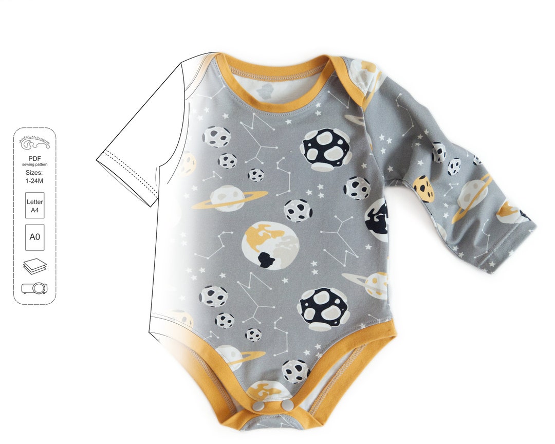 Baby Bodysuit Pattern Pdf Baby Pattern - Etsy