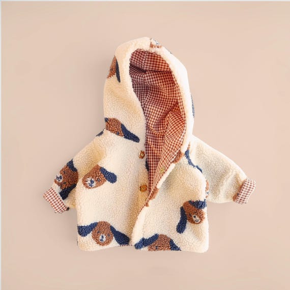 Hooded Jacket Pattern for Baby PDF Sewing Pattern Toddler Coat Easy Project to Sew Kids Clothing Ideas Boys Hoodie Learn Sew Patterns