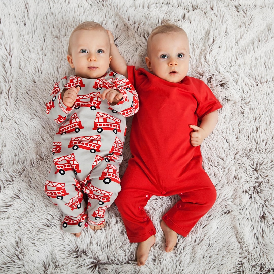 Baby Romper Sewing Pattern PDF – Beginner Jumpsuit Project – Boy
