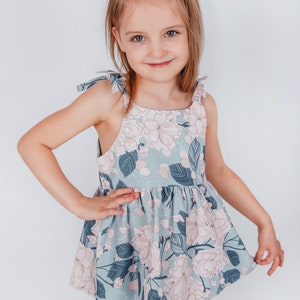 Dress and Top With Ties Sewing Pattern PDF, Sundress Patterns, Top ...