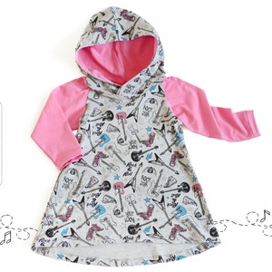 Raglan dress Sewing Pattern PDF, baby dress sewing pattern, toddler dress pattern, girl sewing pattern