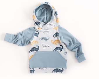 Easy Hoodie Sewing Pattern for Kids, Baby & Toddler – Beginner Friendly Sweatshirt Pattern and Raglan Hoodie for Boys and Girls – PDF Bundle