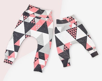 Baby harem pants sewing pattern PDF| Baggy pants pattern | Easy sewing pattern