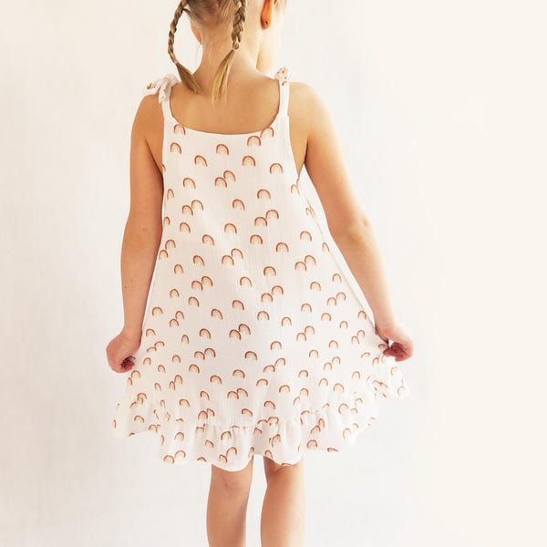 Easy Girls Dress PDF Sewing Pattern for Baby, Toddler & Kids – Beginner Friendly Summer Dress – Simply to Sew DIY Project