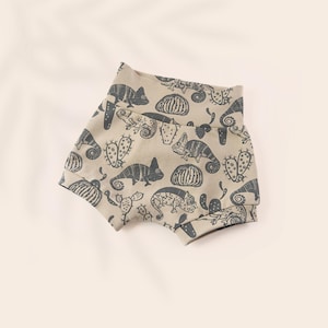 Modello di cucito per principianti Baby Bummies Bloomers a vita alta per bambini Modello di pantaloncini per bambini Ragazzi Progetto per principianti molto facile da cucire