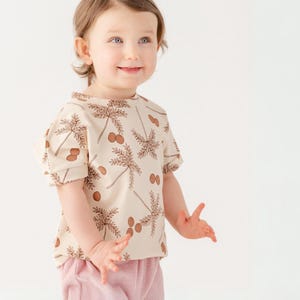 Easy Beginner PDF Sewing Pattern for Children – Girls Top / Kids T-Shirt Pattern – 2–10 yrs – Short Sleeve – DIY Printable Sewing Project