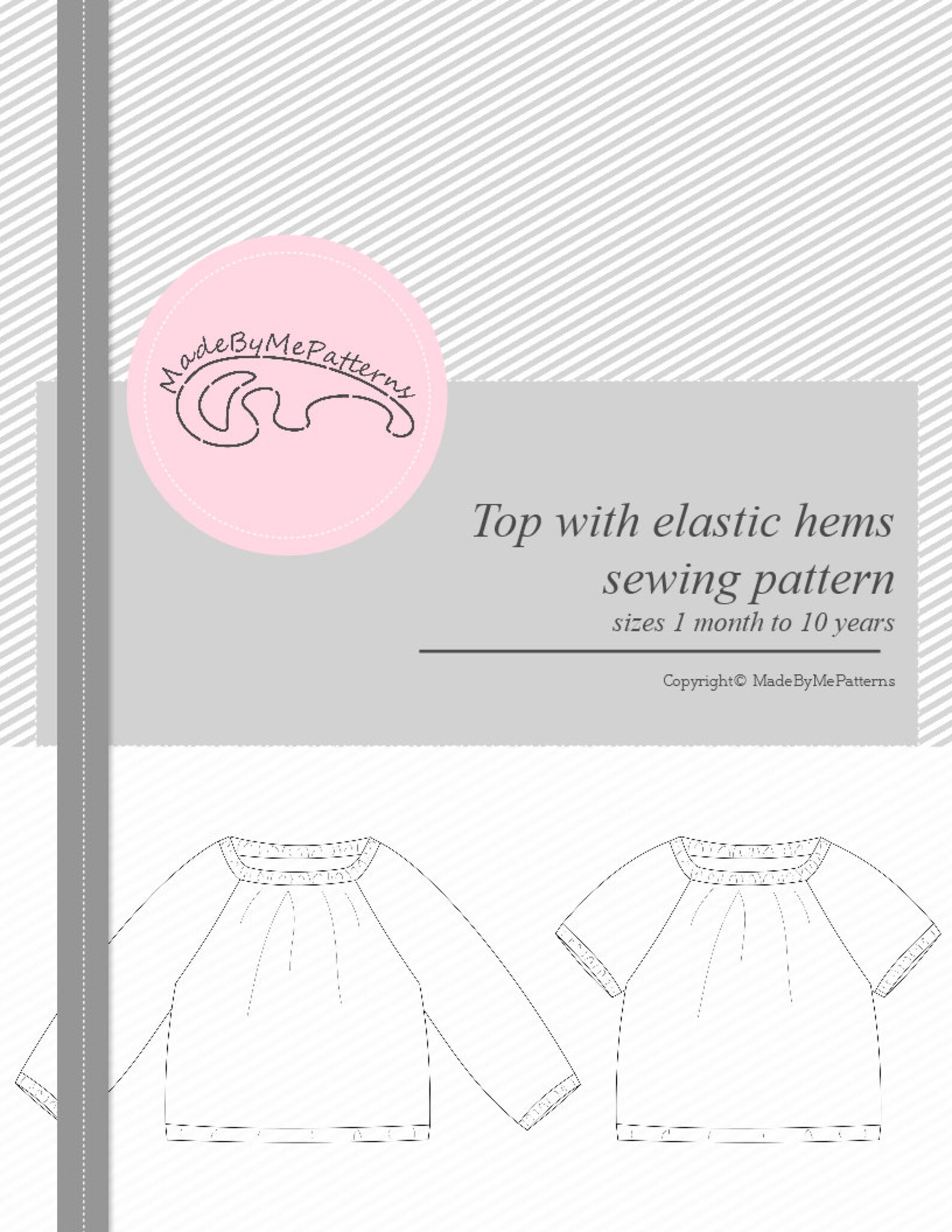 Girls Top Pattern Pdf Baby Top Pattern Girls Sewing Patterns Etsy