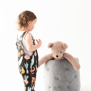 Overalls PDF sewing pattern for baby toddler kids