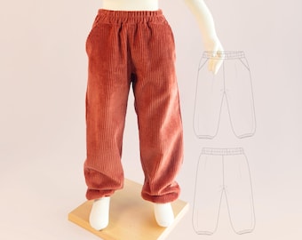 Pants sewing pattern