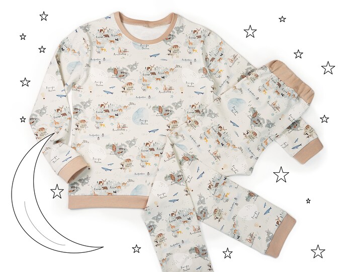 Featured listing image: Junior pajamas sewing patterns pdf