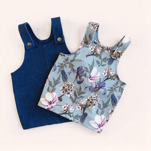 Pinafore Dress Sewing Pattern for Girls – Baby & Toddler Dress PDF – Beginner Friendly Kids Pattern – Instant Download – Sizes 1m to 10y
