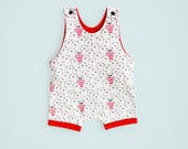 Baby Romper Sewing Pattern PDF – Infant, Toddler & Kids Summer Jumpsuit – Boy Easy Short Leg Playsuit – Beginner DIY Clothes