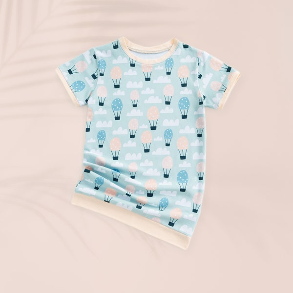 Girls nightshirt sewing pattern pdf | Nightgown pattern | Girls pattern | Pajama pattern