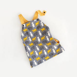 Dungaree Dress PDF Sewing Pattern for Baby, Toddler & Kids (1M–10Y) – Pinafore Jumper Pattern – Beginner Friendly Baby Clothes DIY Project
