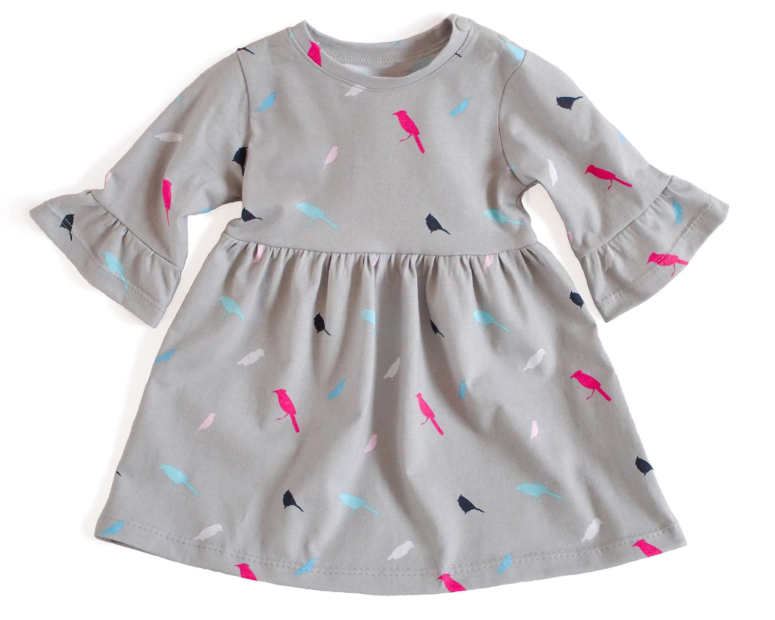 Baby dress Sewing Pattern PDF frill sleeves dress sewing Etsy