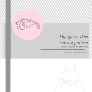 Printable multi-size sewing pattern for baby to 10 years – PDF format for instant download.
