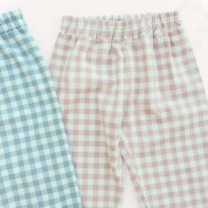 Kids Relaxed Fit Pants Sewing Pattern PDF Elastic Waistband Pajama Pants Beginner Loungewear Project Toddler Boy Clothes Idea Baby Girl Gift image 3