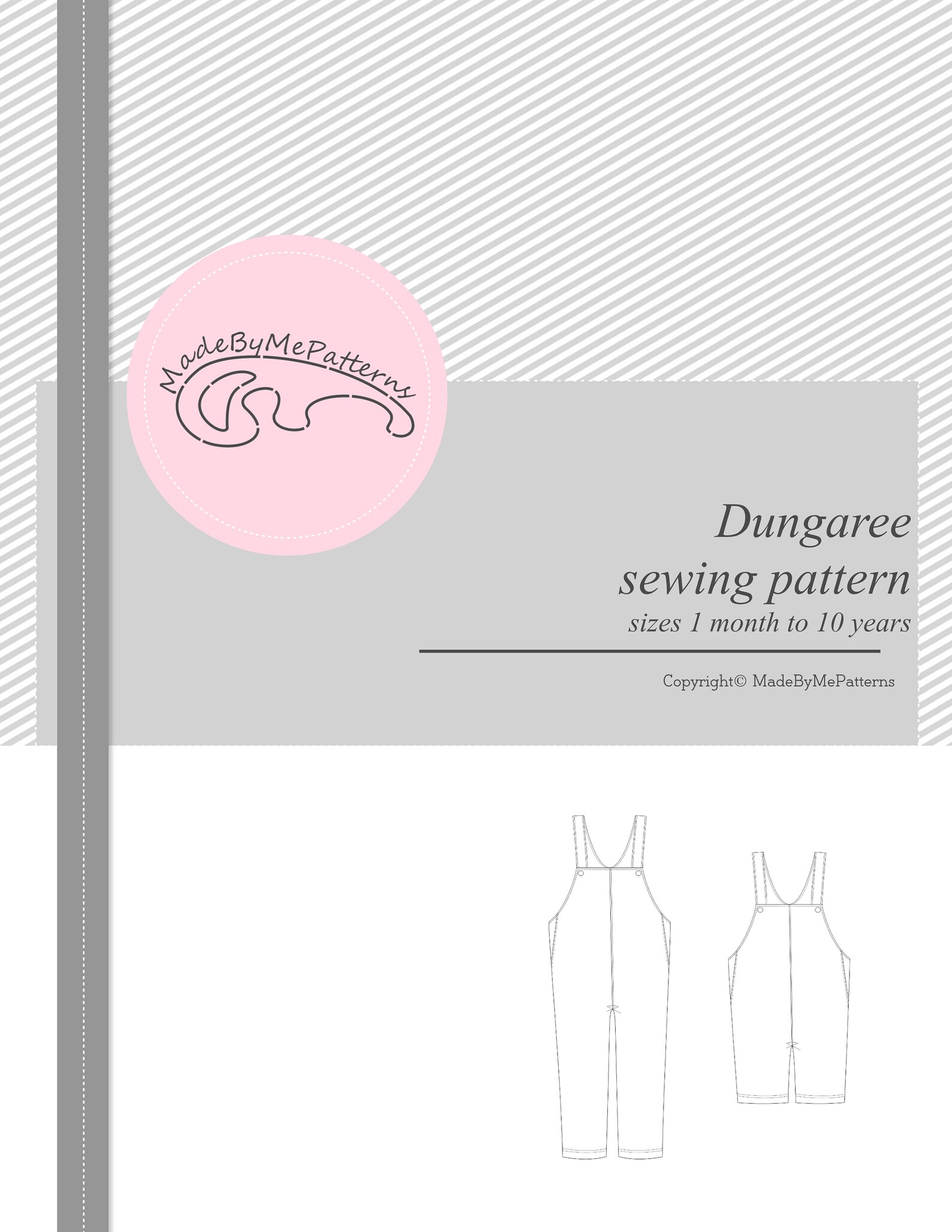 Dungaree Sewing Pattern PDF Baby Pattern PDF Kids Pattern Etsy Australia