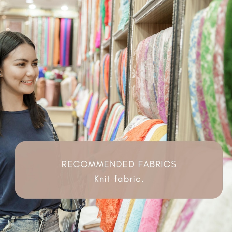 Patron de couture pour débutant très facile Patron de t-shirt femme Idée de tenue d'été Patron de chemisier PDF en téléchargement numérique Tutoriel Apprendre à coudre image 5