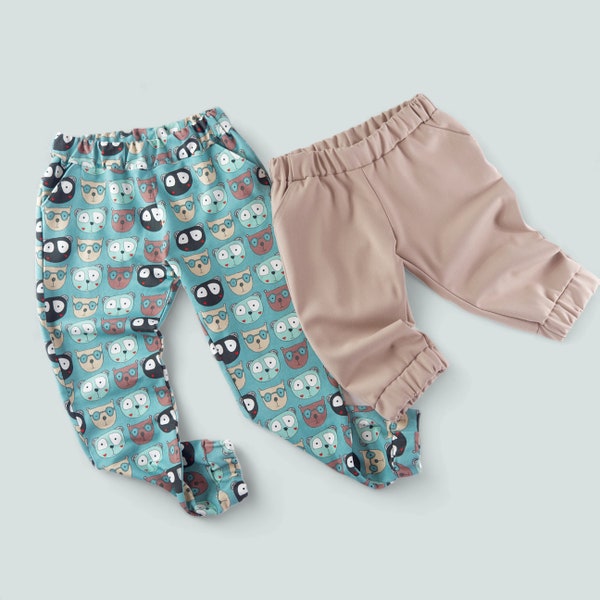 Classic and capri joggers pants Sewing Pattern PDF