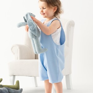Easy baby toddler jumpsuit sewing project
