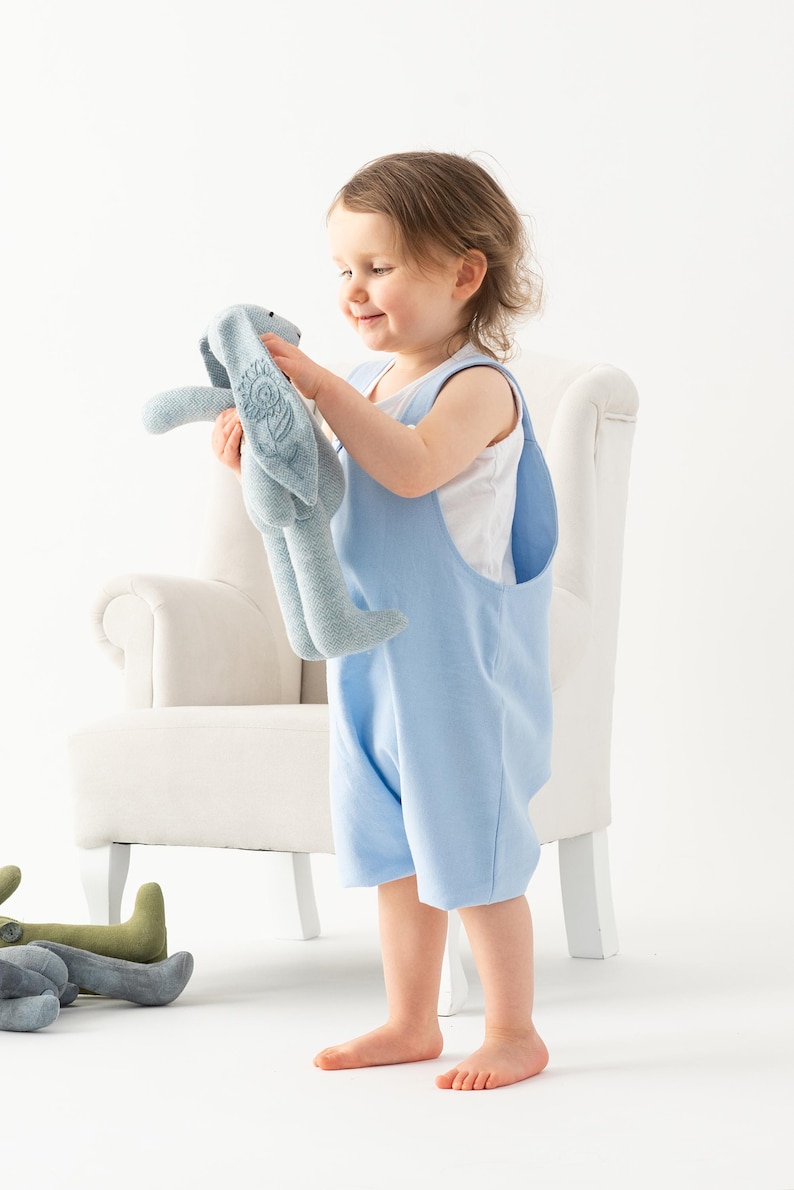 Easy baby toddler jumpsuit sewing project