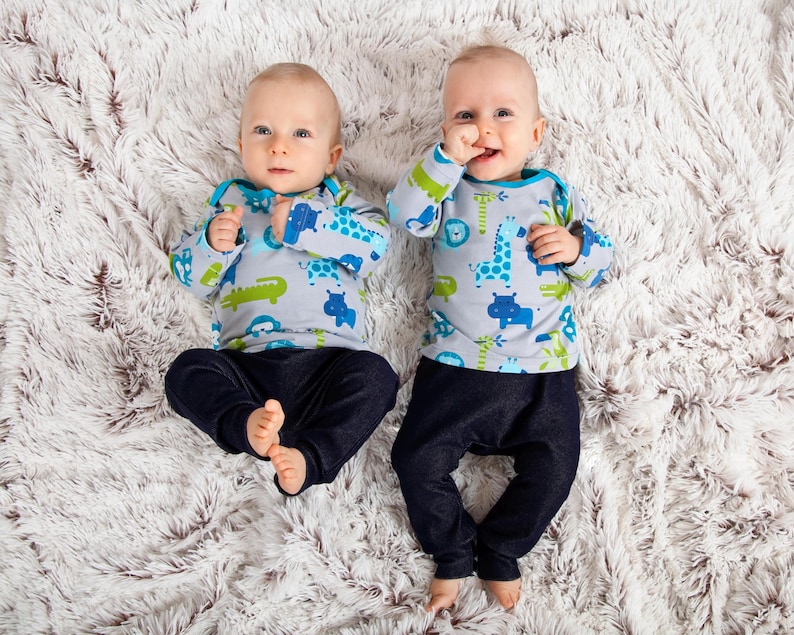 Baby pants sewing pattern PDF easy harem pants