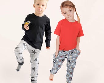 PDF Sewing Pattern for Kids T-Shirt – Toddler & Child Top (Sizes 2–10Y) – Short and Long Sleeve Knit Shirt – Beginner-Friendly DIY Project