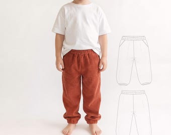 Pants sewing pattern