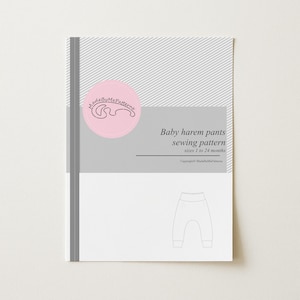 DIY baby clothes sewing pattern leggings