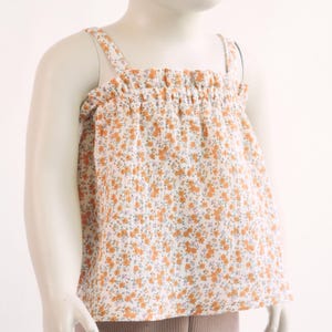Zomerjurk patroon en top naaipatronen bundel voor kinderkleding mousseline baby outfit idee heel eenvoudig beginnersproject om te naaien peuterjurk afbeelding 12