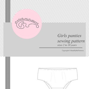 Girls Panties Pattern, Sewing Pattern PDF - Etsy