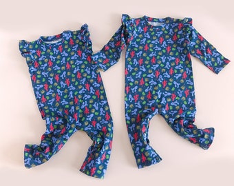 Baby girl romper pattern, baby romper sewing pattern PDF, sewing patterns pdf