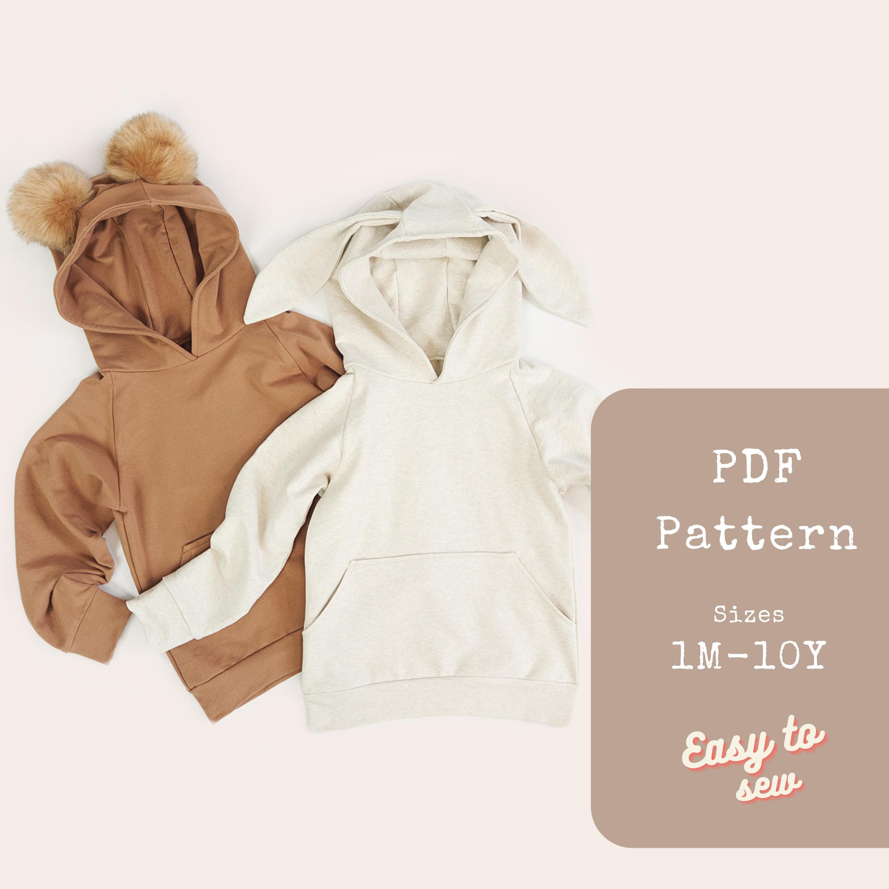 Bunny Style Hooded For Newborn Baby Winter Warm Fleece Long Sleeve Jumpsuit Romper Outwear Bonds Baby (Grey, 0-6 Months