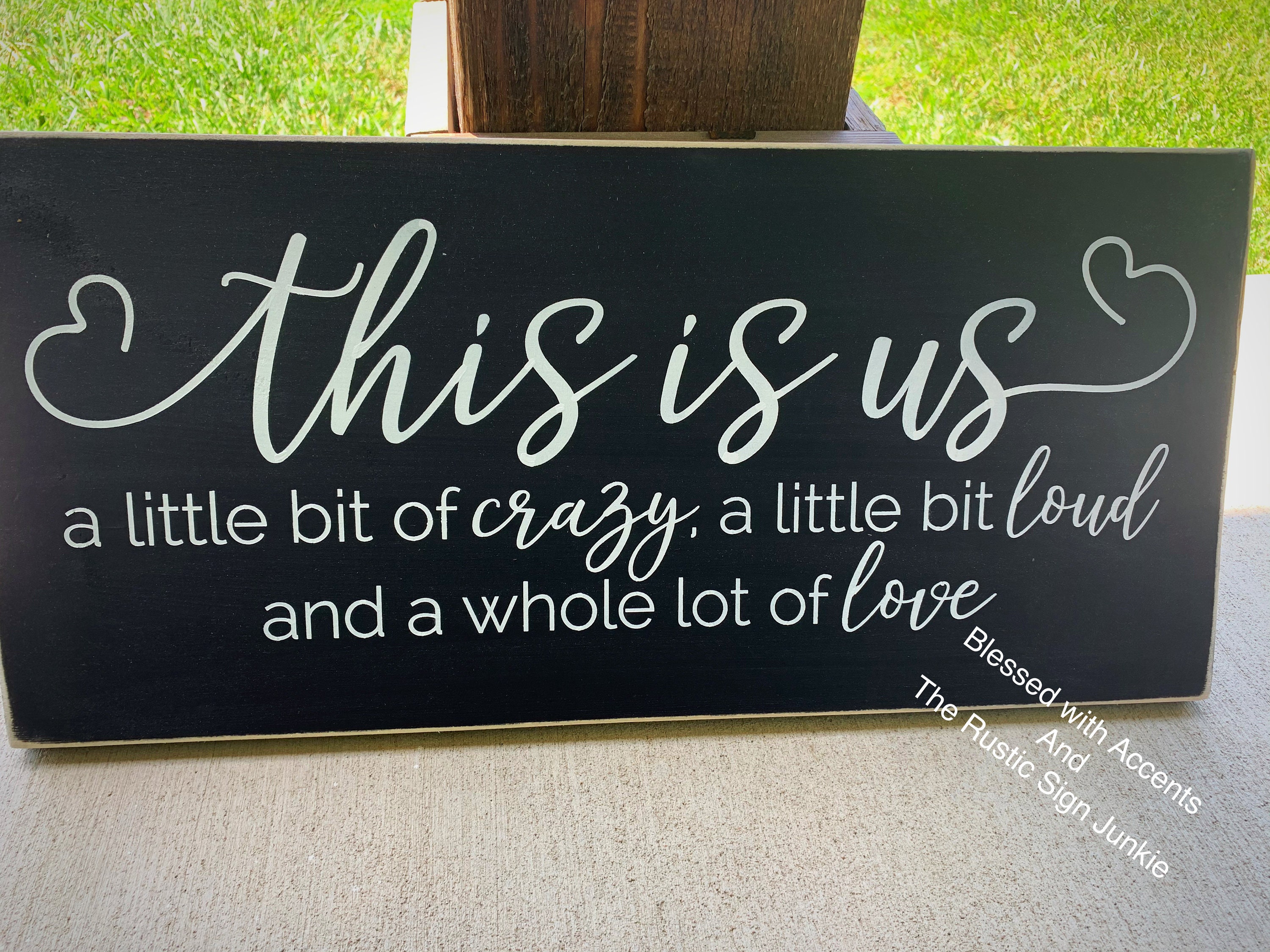 This is Us Sign This is Us Wall Sign This is Us a Little Bit Etsy UK