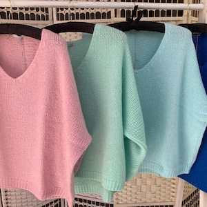 Italian Mohair Mix Super Size Jumper