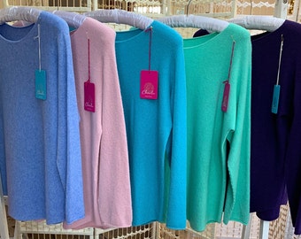 Italian one size jumper in Five Pretty Colours